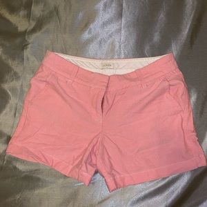 pink J. Crew shorts